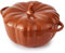 Wade Grande cocotte citrouille WA975003ORA avec intérieur émaillé lisse, grès, capacité 1,1 l, 23 cm, orange