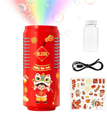 Générateur de Bulles, Jouet Multi-Fonctions avec Lumières et Sons, Générateur de Bulles, pour Réunions Familiales en Intérieur comme en Extérieur, Fêtes, Événements et