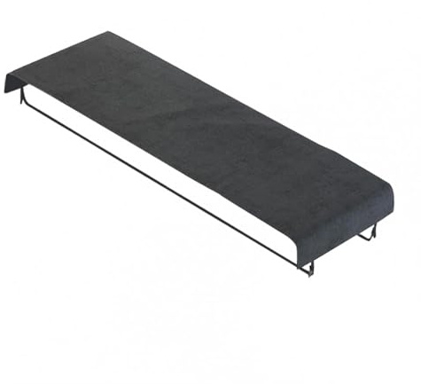 pistro Bed Bridge Twin to King Extra Long Bed Converter - Split King Filler for Sleeping Area Gap- Black