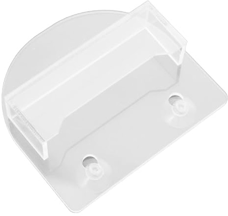 jojofuny Soporte de Pared para Tarjetas de Visita Ventosa, Acrílico Transparente, Organizador Vertical, Dispensador de Tarjetas para Oficina y Recepción, Montaje sin Taladro