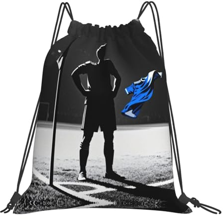 CNTDBU Borsa a sacco con bandiera angolare, grande, impermeabile, leggero, per sport in palestra, zaino casual con coulisse per viaggi ed escursioni