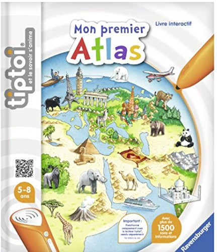 TIPTOI Livre Interactif Mon Premierminister Atlas Interactif