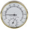 2 en 1 Termómetro de sala de sauna Higrómetro Metal Dial Medidor de humedad de temperatura interior Herramienta de medición de sala de sauna