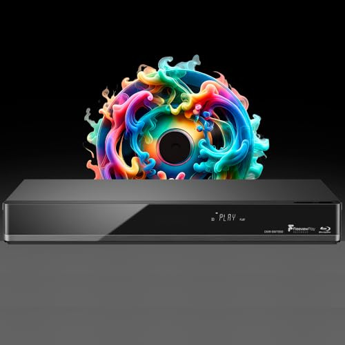 MULTIREGION 1TB Blu-ray and Freeview Play Recorder Compatible with Panasonic DMR-BWT850EB All Zone Code Free Blu-Ray Regions A, B & C DVD Regions 1-8 - DMR-BWT850