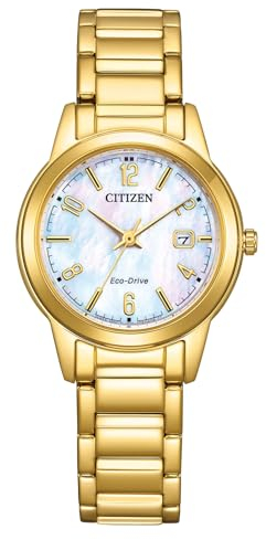 CITIZEN Damen Analog Quarz Uhr mit Edelstahl Armband FE1242-78D