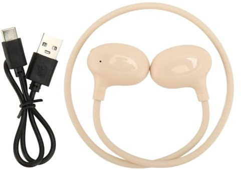 Beufee Cuffie a Conduzione Ossea, Cuffie Wireless Bluetooth 5.3 Cuffie a Orecchio Aperto Auricolari Sportivi per Corsa, Ciclismo, Escursionismo, Guida(Bianco)