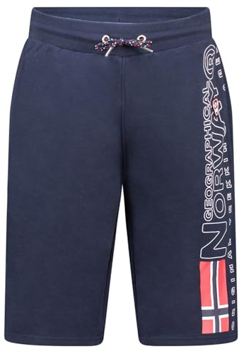 Geographical Norway Pogoama Men - Bermudas para Hombre Casual algodón - Pantalones Cortos para Hombre Sport Cargo - Pantalones Cortos Bermudas Corto A Cinturón de Corte Normal - Hombre Primavera