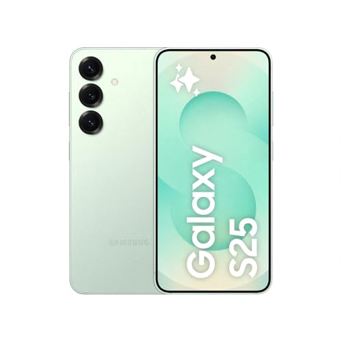 Samsung Galaxy S25 AI Smartphone, Galaxy AI, 12GB Memory, 128GB Storage, 50MP Camera, Mint, 3 Year Manufacturer Extended Warranty (UK Version) (Renewed)