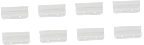 FIXOSHEE Onglets pour Dossiers Suspendus Épais 10 Pièces Plastique Blanc Facile à Écrire Organisation Bureau Documents