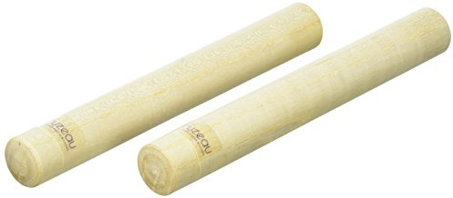 Fuzeau - Paire Claves Bois Acacia - Instrument Musique Percussion Afro-Cubaine Authentique - Éveil Musical Enfant Adulte - Rythmes, Préhension Facile, Apprentissage Ludique - Dès 3 Ans - Réf. 7991