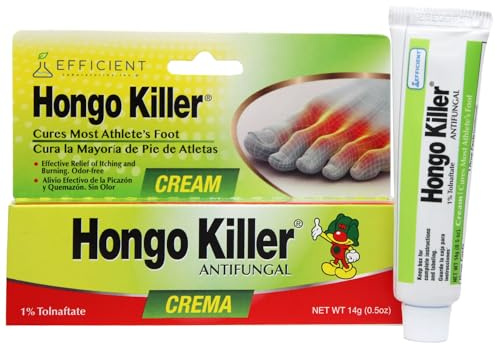 Hongo Killer Antifungal Cream 0.5oz - Athlete's Foot Treatment