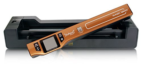 Vupoint Magic Wand Document/Photo 2-in-1 Portable Scanner & Auto-Feed Dock, 1.5 Preview LCD with 1200 DPI, Rechargeable Battery(PDSDK-ST470GC-VP)