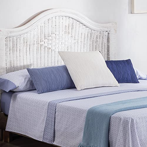 Nalui-Juego de Sabanas 150 (3pzs) de Tejido Polycotton Suave y Transpirable. 1xBajera, 1xEncimera y 1xFunda de Almohada | Lavable 30º y Fácil Planchado | Resiste la Decoloración | No Encoje (Flores)