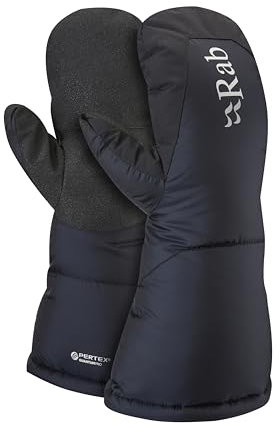 Rab Endurance Daunenhandschuhe zum Skifahren und Bergsteigen – Beluga – Größe S