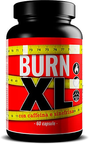 Dimagrante Forte Brucia Grassi Termogenico Con Caffeina E Sinefrina, Burn XL 60 Capsule Ad Effetto Drenante, Pillole Dimagranti Veloci E Efficaci Con Garcinia, Guaranà E Noce Di Cola