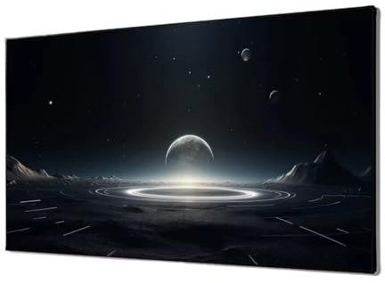 filmduk 72 tum ~ 150 tum stor storlek hemmabio video laserprojektor 4k skärm fast ram för kontor i vardagsrummet Projektionsdukar(120 inch)