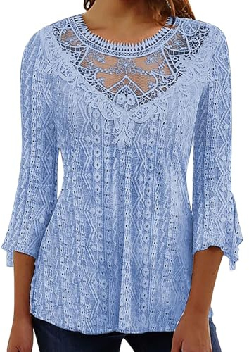 Cocila Amazon Fashion Femme Blouse Blanche Estheticienne Haut Femme Chic Et Elegant Halloween Tunique BrodéE Chemisier Turquoise AnnéE 70 T Shirts Noel Grande Taille Robe Japonaise Tee Decollete Noir