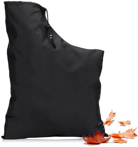 HABNI Noir Sac pour Aspirateur Souffleur Universel, Sac Aspirateur de Souffleur Feuilles, Sac Collecteur de Feuilles pour Souffleurs à Feuilles Ultra-souffleurs et Aspirateurs