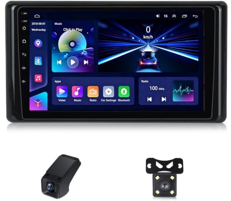 Android 14-bilradio för Toyota Raize 1 2019-2023/Pekskärmsstereo/8-kärnig Processor/Wi-Fi+4G LTE/Trådlöst CarPlay/Android Auto/Bluetooth 5.0/EQ/FM/AM/RDS-radio/GPS/Delad Skärm(X10)