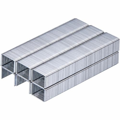 Amax SB35381M Heavy-Duty Staples,1/2-Inch W, 3/8-Inch L,100/Strip, 1000/BX