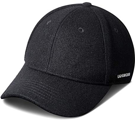 GADIEMKENSD Winter Baseball Caps Wool Dad Hat Warm Trucker Hats Work Cap Workout Thick for Mens Womens Clothing Sport Novelty The Dem en Apparel Fabric Men Woolen Black
