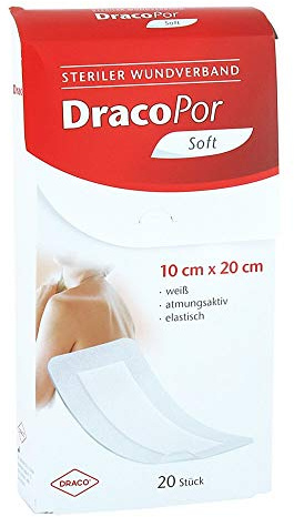 DRACOPOR Wundverband 10x20 cm steril 20 St