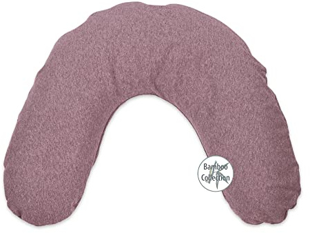 Theraline Reise Nackenkissen mittel, Ergonomisches Nackenstützkissen für optimalen Komfort, Nackenhörnchen individuell anpassbar durch Mikroperlen, Schlafkissen 100 cm x 21 cm