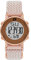 Skechers Uhr für Damen Magnolia, Digitales Uhrwerk, 40MM Rose Gold Legierungsgehäuse mit einem Nylonarmband, SR6268
