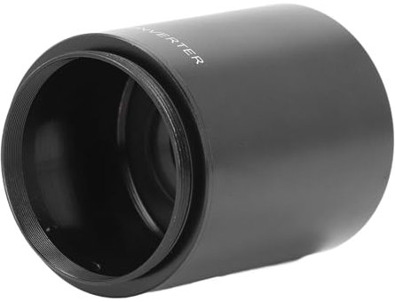 Convertidor de Lente de Aumento Teleconvertidor 2X para Montura T, Teleconvertidor 2X para Lentes de Zoom Teleobjetivo de Espejo de 420-800 Mm 650-1300 Mm 500 Mm 800 Mm 900 Mm