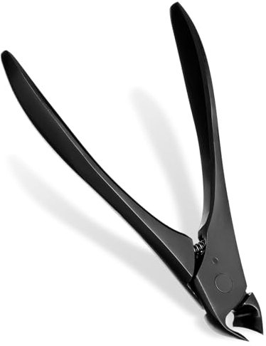 simarro Nagelhautzange Schwarz, Edelstahl Hautzange Kutikula Zange Nagelhautschneider zur Entfernung Überschüssige, Eingerissener Haut an Finger und Zehen