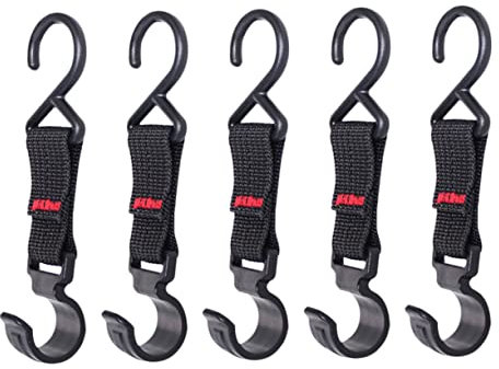 Didiseaon 5pcs Camping Hook of Strong Hooks Clip for Tent Pole Outdoor Storage Garden Garage Barn Easy to Install