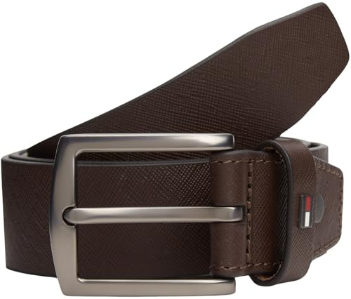 Tommy Hilfiger Denton Adj 3.5 AM0AM14066 Cintura regolabile da uomo, marrone, 90