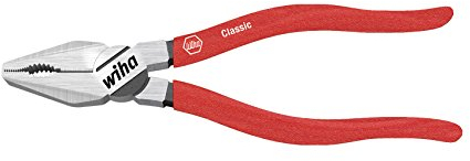 Wiha Kombizange Classic mit DynamicJoint® (einzigartige Gelenkkonstruktion für bessere Kraftübertragung) und OptiGrip mit extra langer Schneide (26703) 160 mm