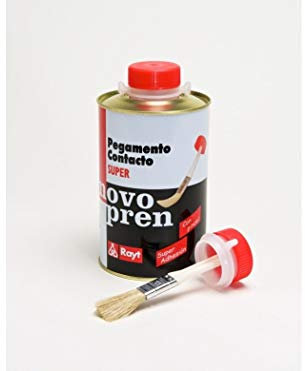 Rayt 183-07 Novopren Super con pincel: pegamento de contacto apto para trabajos en madera, estratificados plásticos o marroquinería, 500ml