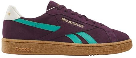 Reebok Unisex Club C Grounds UK Sneaker,Midnightplum Unlshdgreen Blac,44 EU
