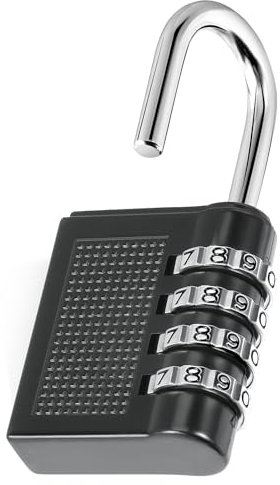 Oderra Cadenas à Code - Serrure Combinée Imperméable pour Valise, Casier, Scolaire & Portail | Alliage de Zinc Renforcé | Sécurité Renforcée Extérieur