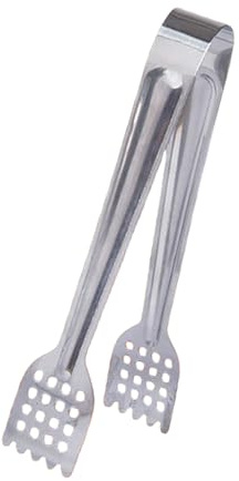 Pinzas de acero inoxidable para alimentos con mango ergonómico para un fácil agarre y cocción, herramienta de cocina de agarre cómodo, clip para pan