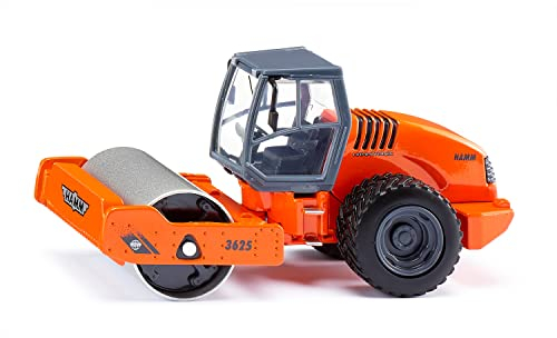 siku 3530, Hamm 3625 rouleau monocylindre, 1:50, Métal/Plastique, Orange, Rouleau rotatif