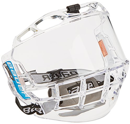 Bauer 1041011 Kinder Visier für Eishockeyhelm Concept III-Full Visors-Junior, Clear, One Size
