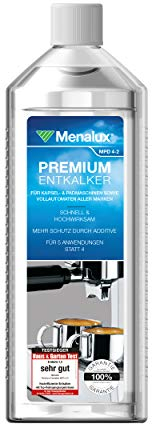 Menalux MPD 4-2 Premium Entkalker für alle Vollautomaten, Pad- und Kapselmaschinen, 500ml für 5 Anwendungen, baugleich mit Testsieger ECF4-2