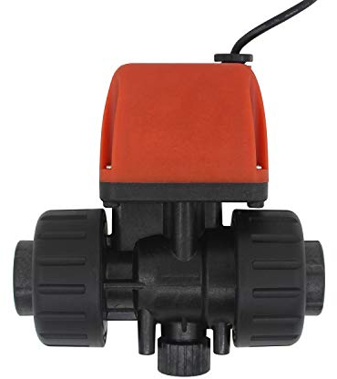 Multi-fonction Vanne pvc motorisée pour tuyau en pvc y fil vanne à bille en pvc electrovanne pvc 1/2 3/4 1 pouce DC 6v 12v 24v (DC 12v, 3/4 pouce DN20)