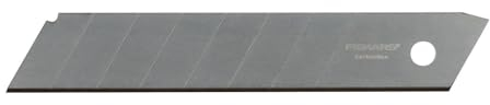 Fiskars snap-off blades, For Fiskars cutter knives, 18mm, stainless steel, pack of 5, CarbonMax, 1027232