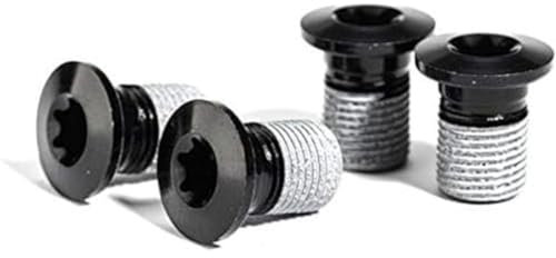 Shimano Spares FC-RX810 gear fixing bolt, M8 x 9, pack of 4, Black