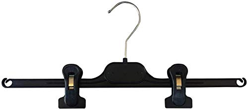 Kiroplast 30 Grucce per Pantaloni Extra Large Pinza Stampelle Salvaspazio Appendini Plastica Pinze Clip Gonne Appendini Gonne Grucce 40 cm