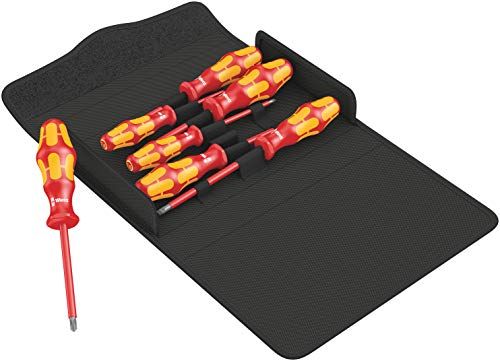 Wera '05136019001 Kraftform 100 i/7 Set 1 VDE Schraubendreher-Satz, 7-teilig