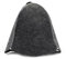 ASKOLD Ukrainian Wool Sauna Hat Gray for Sauna Banya Bath House - Sauna Hat Finnish - Ukraine Sauna Hat Wool - Russian Banya Hat for Men - Sauna Hat for Men - Sauna Hats Russian