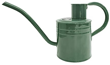 Kent & Stowe 1L Indoor Watering Can in Sage Green, Rust-Resistant Galvanised Watering Can with Handle and Long Spout, Classic All Year Round Garden Tools Made from Steel