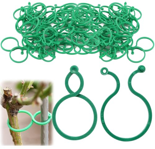200 pièces Clips de Support de Plante de Vigne de Jardin Clips de Fixation de Tomate Clips de Plante en Plastique grimpants réutilisables pour Plantes grimpantes de légumes de Vigne de Jardin