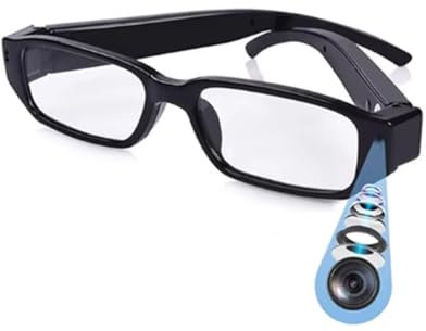 HOTAPEPU Mini HD 1080p HD Camera, Smart Glasses, For Bicycle Driving, With Portable Video Recorder, For Sport, For The Conference Process