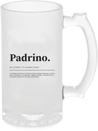 Jarra Cerveza Definiciones Originales | Regalo Original (Padrino)